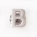 文字で飾るピンバッチ「B」Role Sans Banner Bold